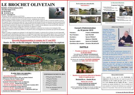 Bulletin d'information du Brochet Olivetain...
